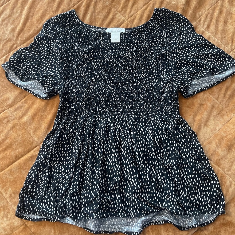 Black and White Blouse from T.J. Maxx!!